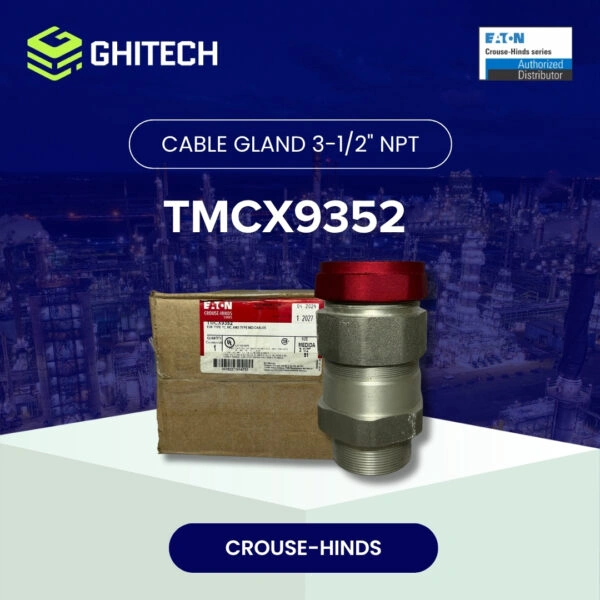 Eaton Crouse-Hinds TMCX9352 Cable Gland Explosion Proof Aluminium 3-1_2 Inch Original