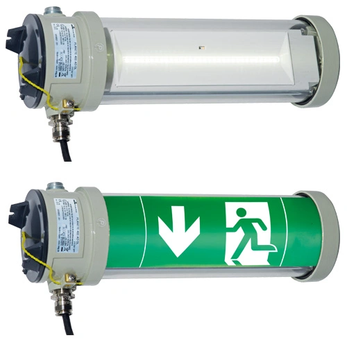 CEAG Ex-d Explosion-protected Metallic Emergency Light Fixtures