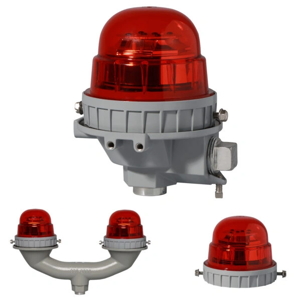 Crouse-Hinds Series L-810 LED Low Intensity Red Obstruction Side Markers with Infrared (IR)