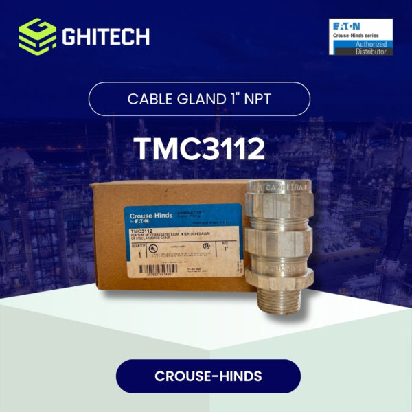 Eaton Crouse Hinds TMC3112 Cable Gland Armoured Aluminium 1 Inch Original