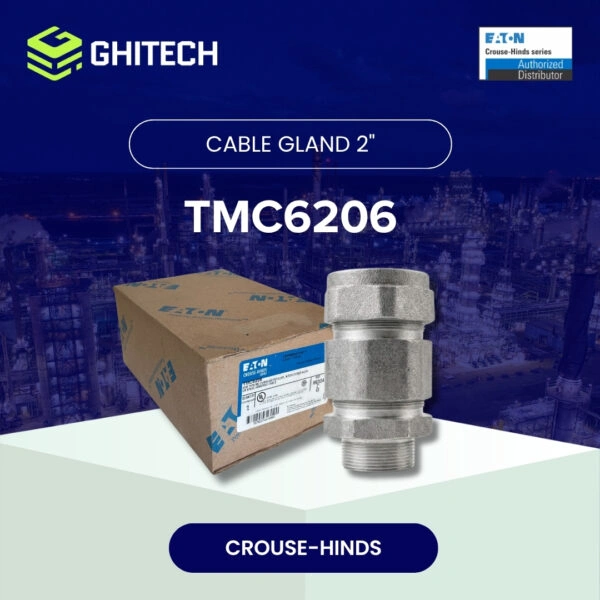 Eaton Crouse Hinds TMC6206 Cable Gland Type MC 2 Inch Original