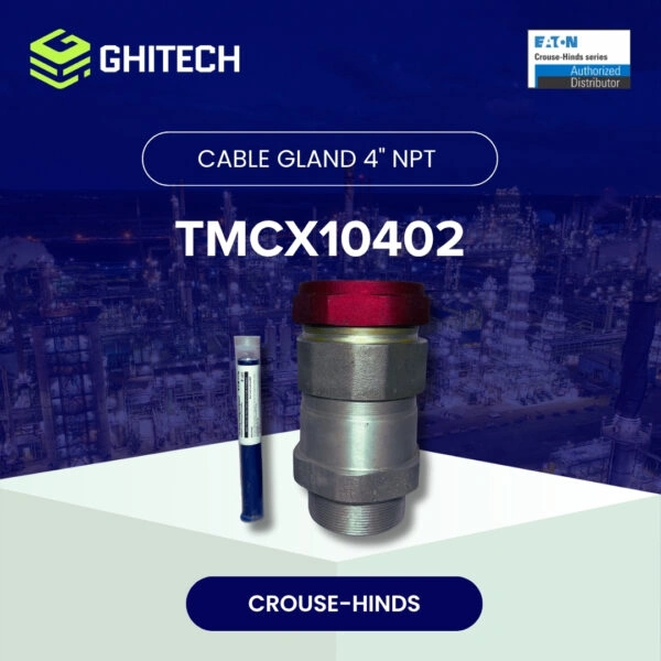 Eaton Crouse Hinds TMCX10402 Cable Gland Explosion Proof Aluminium 4 Inch Original