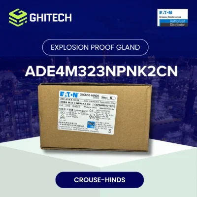 Eaton Crouse Hinds ADE4M323NPNK2CN Cable Gland M32 Brass Nickel Plate Complete Set 1