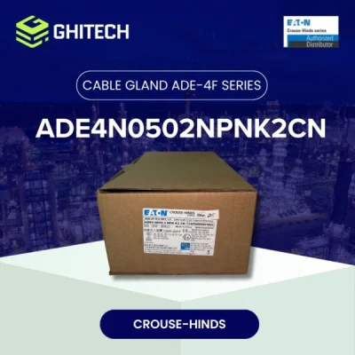 Eaton Crouse Hinds ADE4N0502NPNK2CN Cable Gland 1 2 NPT Brass Nickel Plate Complete Set 2