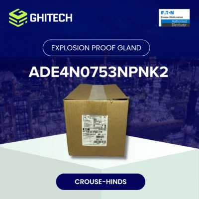 Eaton Crouse Hinds ADE4N0753NPNK2 Cable Gland 34 NPT Brass Nickel Plate Complete Set 2