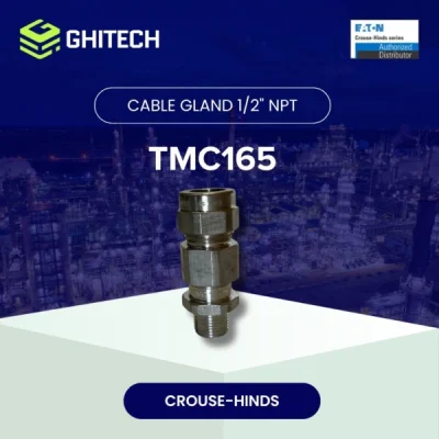 Eaton Crouse Hinds TMC165 Cable Gland Armoured Aluminium 1 2 Inch Original `