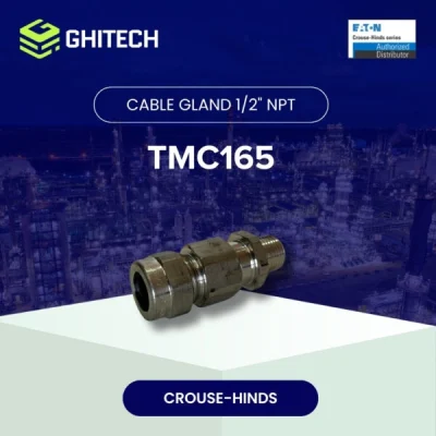Eaton Crouse Hinds TMC165 Cable Gland Armoured Aluminium 1 2 Inch Original 2