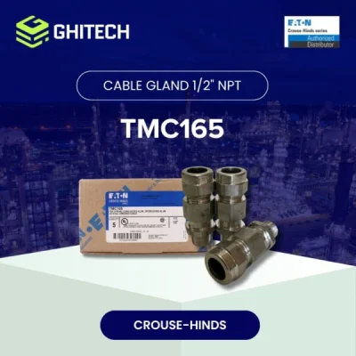 Eaton Crouse Hinds TMC165 Cable Gland Armoured Aluminium 1/2 Inch Original
