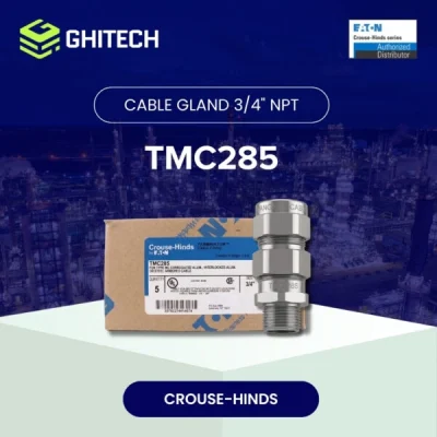 Eaton Crouse Hinds TMC285 Cable Gland Armoured Aluminium 3/4 Inch Original