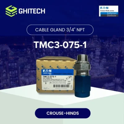 Eaton Crouse Hinds TMC3-075-1 Cable Gland Armoured Aluminium 3/4 Inch Original