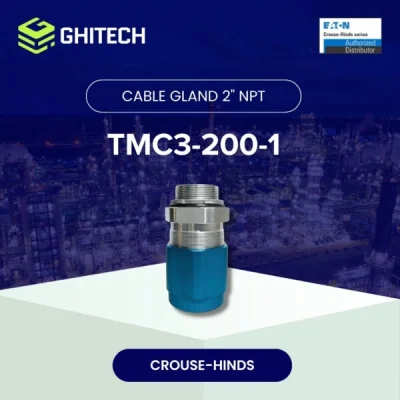 Eaton Crouse-Hinds TMC3-200-1 Cable Gland 2″ NPT Aluminium 1