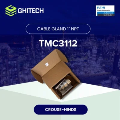Eaton Crouse Hinds TMC3112 Cable Gland Armoured Aluminium 1 Inch Original 2