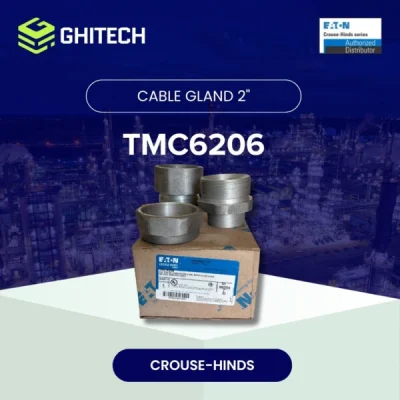 Eaton Crouse Hinds TMC6206 Cable Gland Type MC 2 Inch Original 1