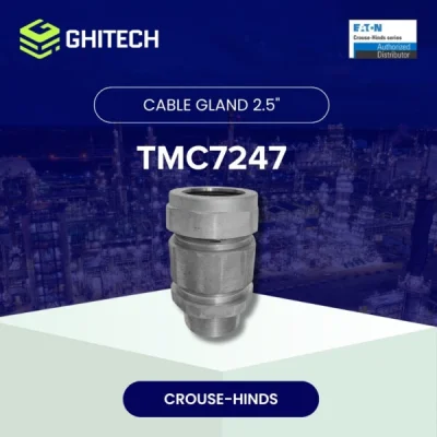 Eaton Crouse Hinds TMC7247 Cable Gland Type MC 2 1 2 Inch Original 1