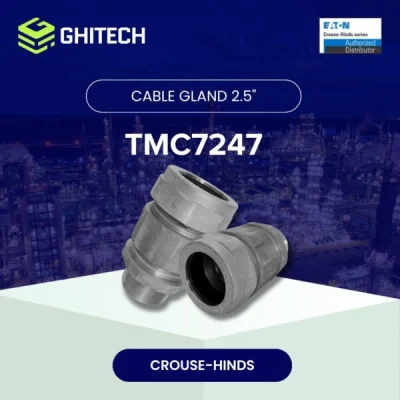 Eaton Crouse Hinds TMC7247 Cable Gland Type MC 2 1 2 Inch Original 2