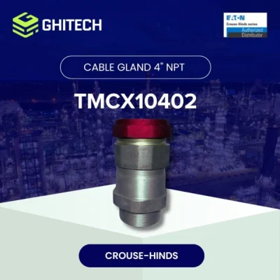 Eaton Crouse Hinds TMCX10402 Cable Gland Explosion Proof Aluminium 4 Inch Original 1
