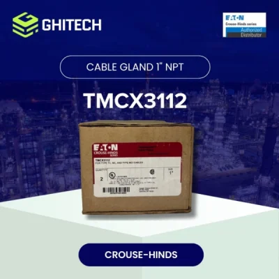 Eaton Crouse Hinds TMCX3112 Cable Gland Explosion Proof Aluminium 1 Inch 2