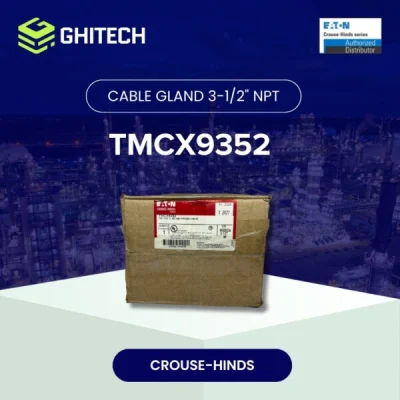 Eaton Crouse Hinds TMCX9352 Cable Gland Explosion Proof Aluminium 3 1 2 Inch Original 1