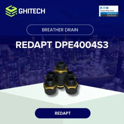 Redapt Eaton DPE4004S3 Breather Drain Explosion Proof SS316L Original