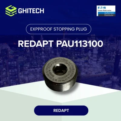Redapt PAU113100 Stopping Plug Explosion Proof Aluminium 1 Inch NPT Original 1